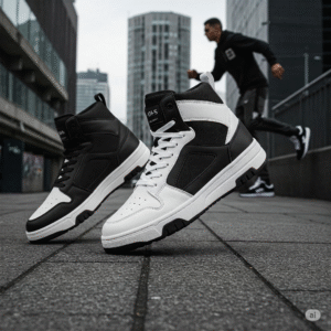 BoldRun High-Top Sneakers