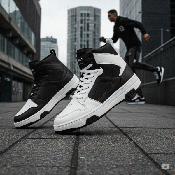 BoldRun High-Top Sneakers